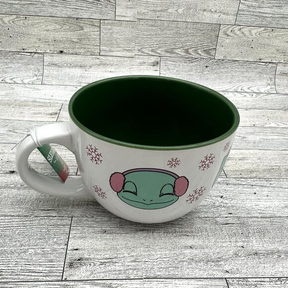 Brand NWT 2024 Ceramic Pokemon Christmas Sleigh Bell Bistro 24 OZ Coffee Mug - Picture 5 of 9